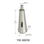 M14*9H Male Thread Satin Silver Surface Aircraft Cable Grippers YW86058