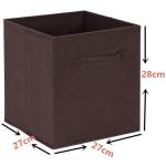 Foldable Kid Toy 15H Nonwoven Storage Box