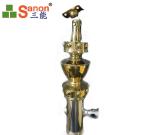 Luxury Type Golden Stainless Steel Staircase Railing Construction Decoration