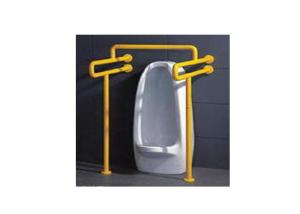 China Disabled Safety Toilet Cubicle Hardware , Stainless Steel / Nylon Grab Bar factory