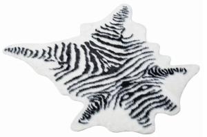 China Hotel Plush Faux Fur Rug Modern Pattern Anti - Slip Suede Backing Custom Logo factory