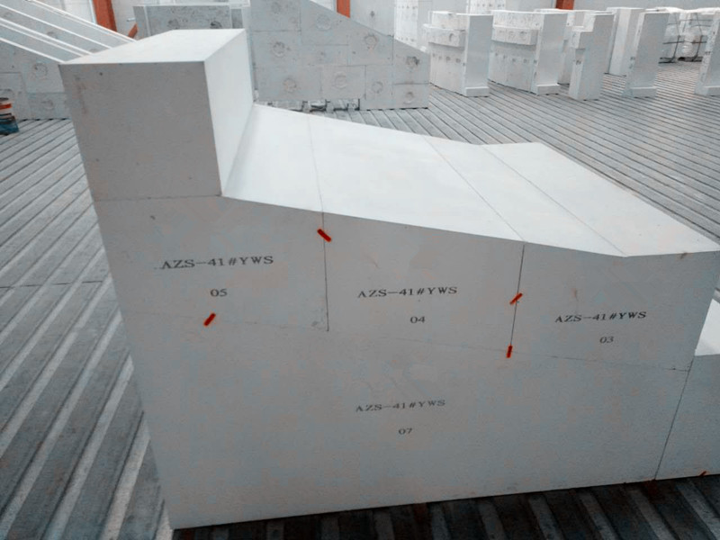 Refractory Tile Fused Cast AZS 33/36/41 Bricks for Glass Kiln ISO9001 2008 Certified