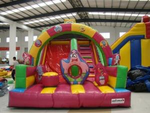 China Inflatble Slide / inflatable giant slide 0.55mm PVC Tarpaulin factory