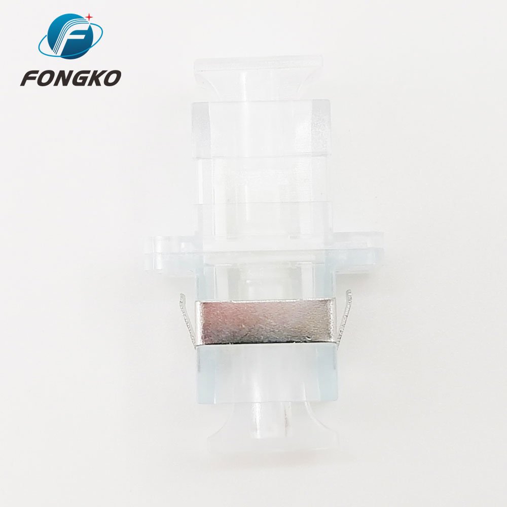 Transparent Shell SC UPC Adapter PC SM SC Simplex Adapter