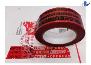 China Custom Logo Acrylic Adhesive Tamper Proof Security Tape factory