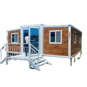 China EPS Sandwich Panels Roof Luxury Style 3 Bedrooms Collapsible Expanding Container Home factory