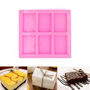 Rectangular Silicone Kitchen Product Soap Mold Flexible Practical