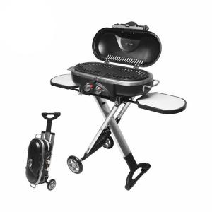China Portable Foldable Gas Electronic Camping Outdoor Barbecue BBQ Gas Grills with Trolley factory