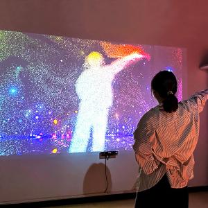 250V Interactive Gaming Projector Wall Projection System For Amusement Park