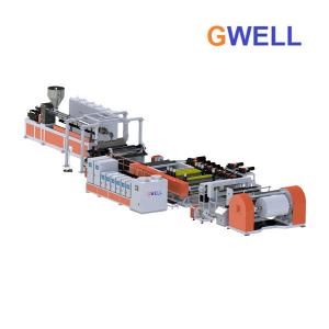 China Stone Paper Making Machine Synthetic Plastic Paper Single Layers Or 3 Layers Cast Stretch Film Line factory