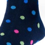custom dotted design cotton mens dress socks