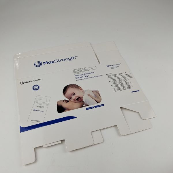 China 400g Paperboard Storage Box Customized Rectangular Milk Packaging Box factory