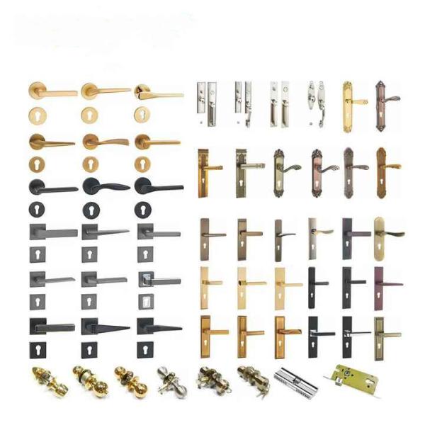 Double Zinc Cylinder Mortice Lock Door Locks Hardware Mortise Lock Handle With