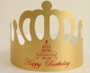 China Factory wholesale disposable children's adult birthday hats Customized party leather children's birthday hats factory