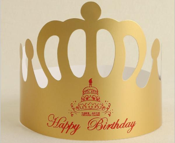 Factory wholesale disposable children's adult birthday hats Customized party