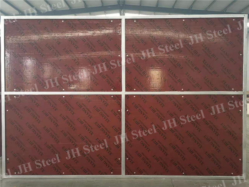 Light Duty Plywood Infill Horse Stall Panels Powder Coating Frame