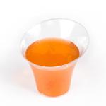 Small special design clear 135ml ps plastic dessert cups for wholesale