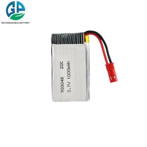China IEC62133 Lithium Polymer Battery Pack 3.7v 20C Discharge Rate 903048 1000mah Rc Helicopter Battery factory
