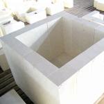 Fe2O3 0.15 Glass Furnace Fused Cast Corundum Block Refractory White Corundum