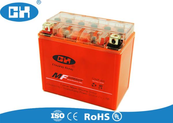 AGM Seperator Gel Motorcycle Battery Maintenance Free Orange Low Self -