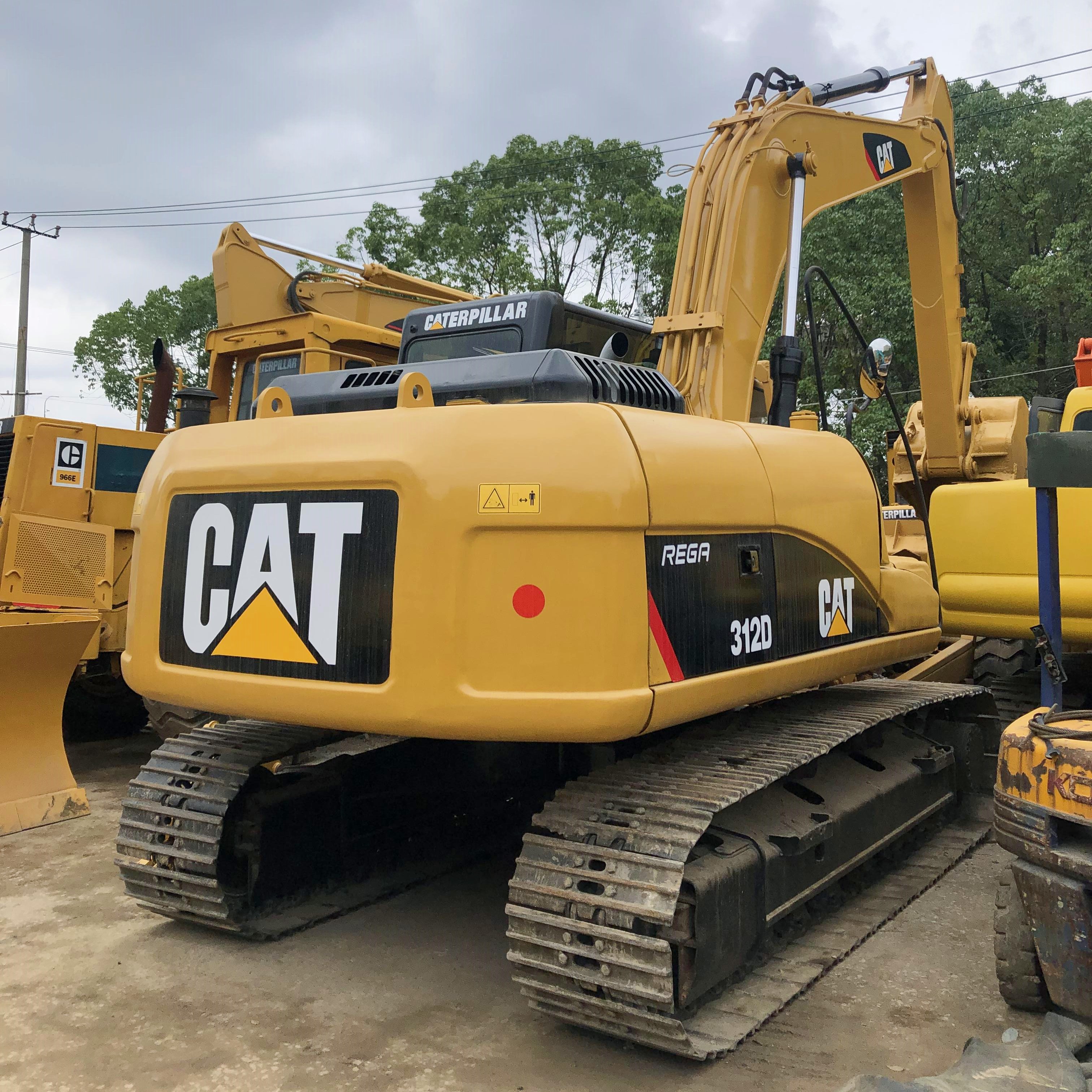 Transport Height 2.97m CAT312D Excavator Grader Equipment for Construction in America