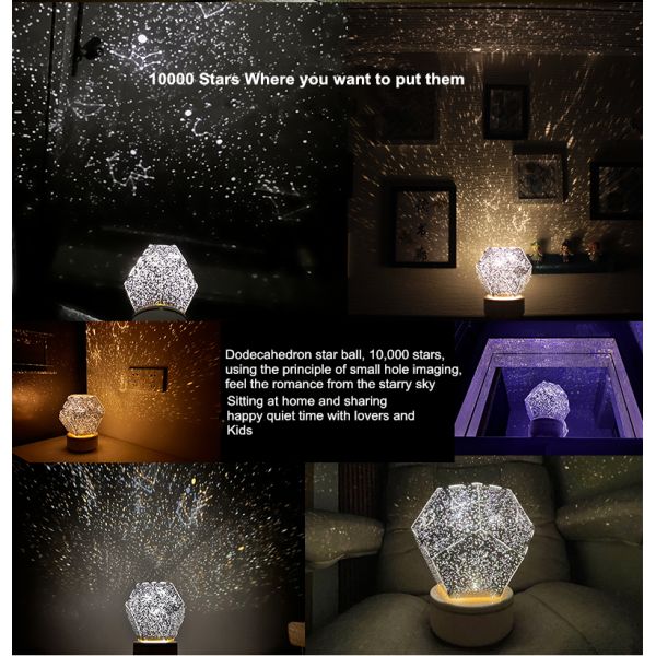 Planetarium Night Light projector Star Sky Lamp Home Decor DIY Constellations Playshion Stars Plus Projector Lamp
