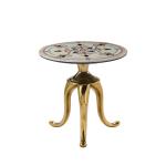 European design Turkish living room furniture glass coffee tea movable top