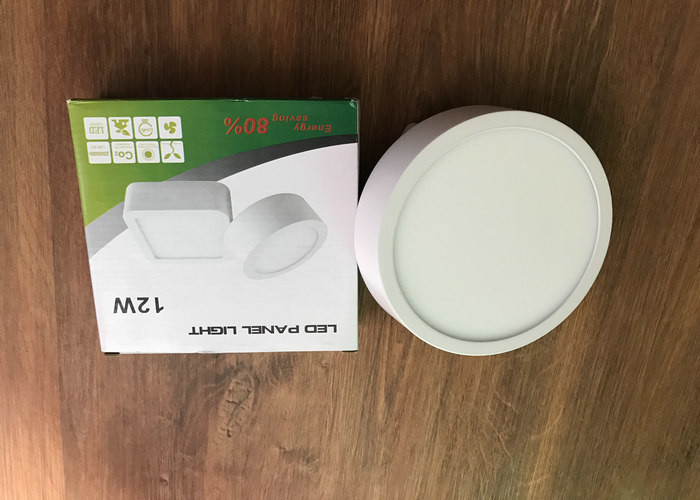 Ip20 12 Watt Led Panel 145mm , Quick Start Ultra Thin Led Ceiling Light