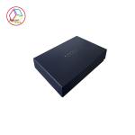 Navy Color Jewelry Paper Gift Box / Black Cardboard Jewelry Gift Boxes
