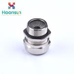 M18 EMC Type Metal Brass Electrical Cable Gland With Shielding Spring