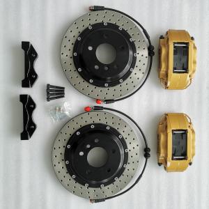 China 7600 Gold Car Brake Caliper Disc 330*24mm For 17 Inch Wheel factory