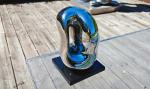 Modern Small Stainless Steel Sculpture For Indoor Decoration