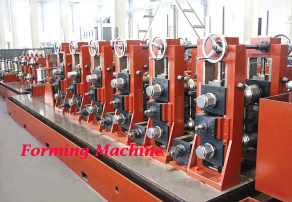Straight Seam High Frequency Cold Roll Forming Machine / Square Tube Making
