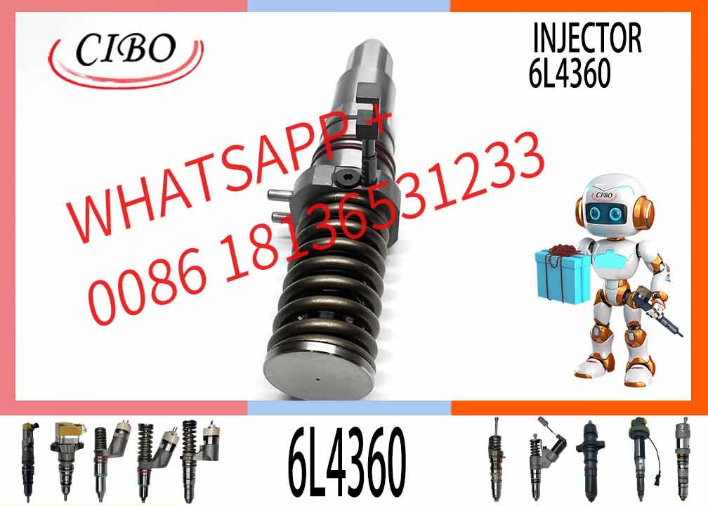 Common rail injector fuel injecto 6L4357 6L4355 6L4360 0R-8338 4P9076 4P9077 7C4148 for 3512A 3512/3516/3508