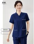 Customized Logo Woven Fabric Doctor Uniforms for Hospital Staff in High Fashion