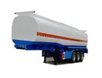 54000 Liters Fuel Tanker Trailer with Multi Compartments and 3 Axles in Ghana at