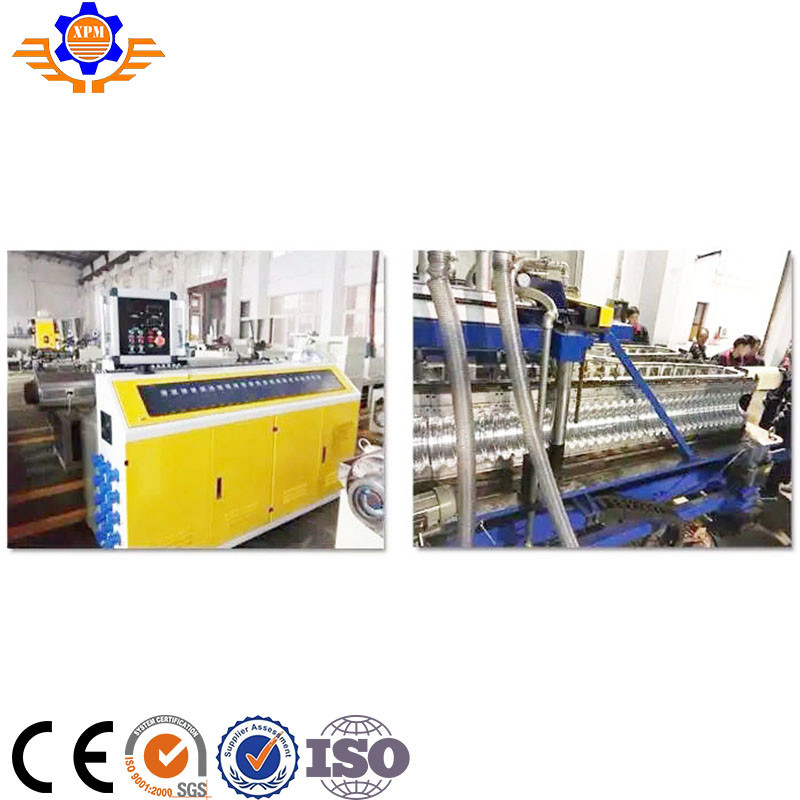 10m/Min Output Twin Screw PVC Pipe Extrusion Machine Double Wall Corrugated Pipe Machine