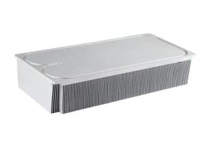 China Customized Aluminum Skived Fin Heat Sink For Peltier Thermoelectric Cooler factory