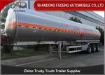 2/3 Axles 45000 Litres Fuel Tanker Semi Trailer 4 Compartments High Strength