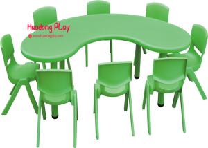 China Moon Type Recycled Plastic Furniture , Green Kids Garden Furniture 0.3CBM Eco - Friednly factory