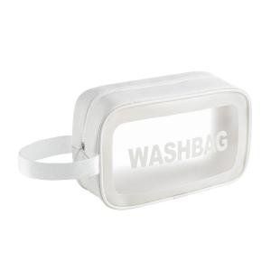 China Waterproof PVC Transparent Travel Toiletry Bag Portable Make Up Organizer Cosmetic Case factory