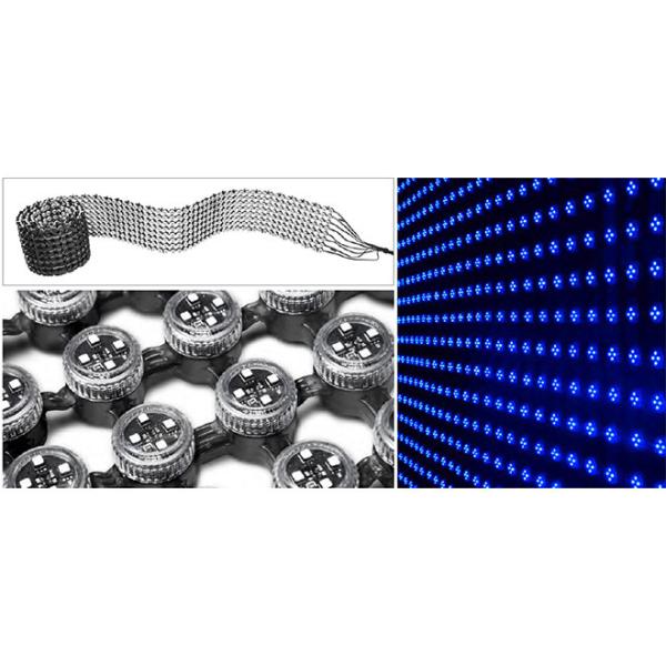 M4 Outdoor LED Curtain Screen 16 Bit Color Processing Long Lifetime Durable