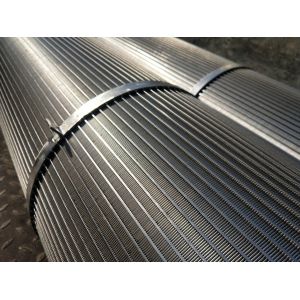 High Mechanical Strength Reverse Wedge Wire Screen Pipe With Reinforcing Rib