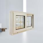 Weather Resistant Brown Aluminum Glass Windows Metal Framed Aluminium Glass