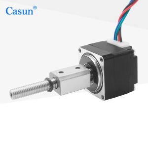 China NEMA 8 Ball Screw Stepper Motor 0.5A 25mm Body For Vision System factory