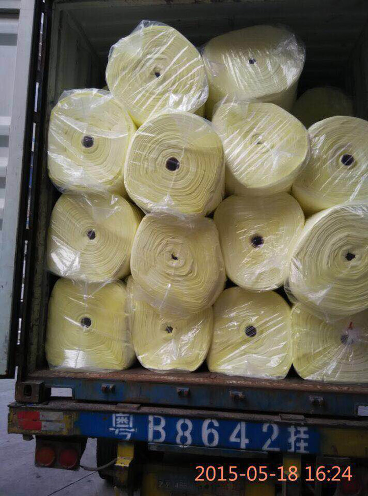 Pocket Filter Media Roll for HVAC Filters High Dust Collecting