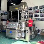 100L Hydraulic Lifting Vacuum Homogenizing Machine Cosmetic Cream Mixer Machine