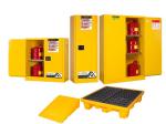 Fire Proof Chemical Flammable Liquids Storage Cabinets Powder Coated For Dubai,
