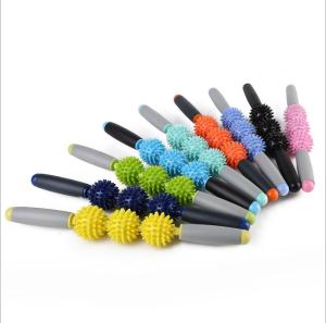 China 42CM 16.5 Inches Flexible Muscle Back Massage Roller Stick Core Flexibility factory