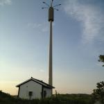 Mobile Cell Phone Telecommunication Towers Tubular Monopole Tower